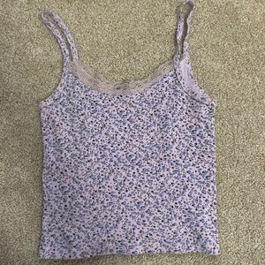 Brandy Melville Floral Tank Top